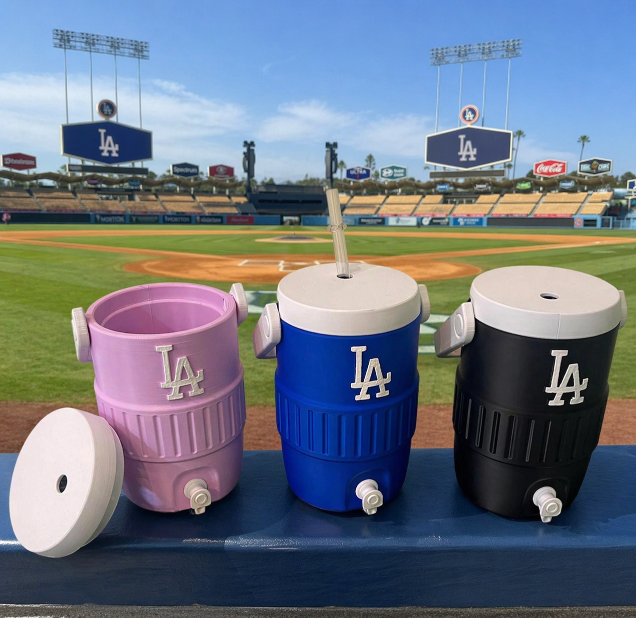 3D Printed Baseball Stadium Koozie – 12oz Can Holder (PLA)
