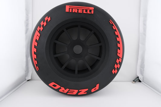 3D Printed F1 Tire Display – Pirelli Style (PLA)